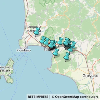 Mappa Via IV Novembre, 58022 Follonica GR, Italia (7.509)