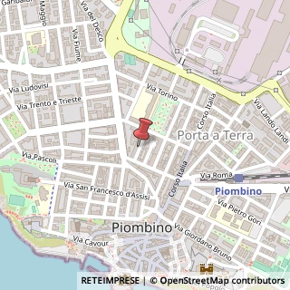 Mappa Via Alessandro Volta, 11, 57025 Piombino, Livorno (Toscana)