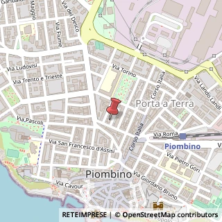 Mappa Via Alpi, 76, 57025 Piombino, Livorno (Toscana)