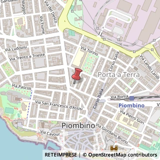Mappa Via Alessandro Volta, 5, 57025 Piombino, Livorno (Toscana)
