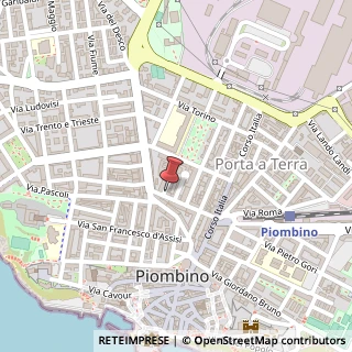 Mappa Via Alessandro Volta, 4, 57025 Piombino, Livorno (Toscana)