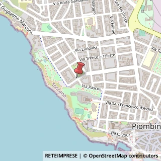 Mappa Piazza Costituzione, 64, 57025 Piombino, Livorno (Toscana)