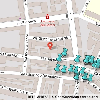Mappa Via Dalmazia, 57025 Piombino LI, Italia (0.0913)