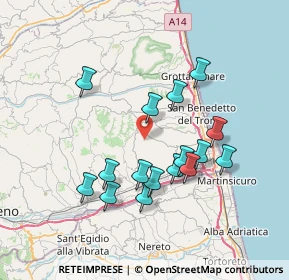 Mappa Contrada Casarica, 63075 Acquaviva Picena AP, Italia (6.99)