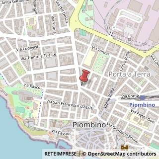 Mappa Via Cesare Lombroso, 68, 57025 Piombino, Livorno (Toscana)