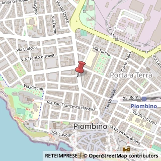 Mappa Viale della Repubblica, 21/a, 57025 Piombino, Livorno (Toscana)