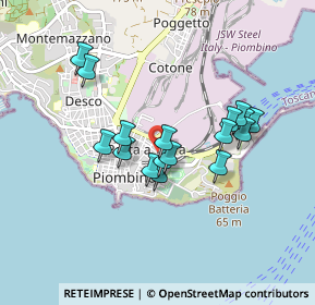 Mappa Via Bruno Buozzi, 57025 Piombino LI, Italia (0.76176)