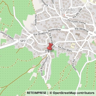 Mappa Via Trento, 42, 38010 Coredo, Trento (Trentino-Alto Adige)