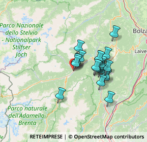 Mappa Zona Industriale, 38027 Malè TN, Italia (10.017)