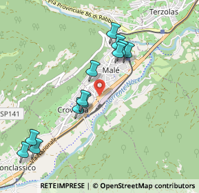 Mappa Zona Industriale, 38027 Malè TN, Italia (0.95417)