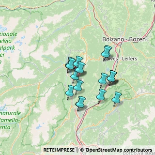 Mappa Via al Castello Bragher, 38012 Predaia TN, Italia (9.9885)