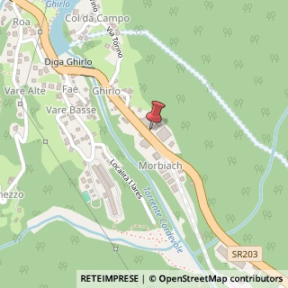 Mappa Via Ghirlo, 1, 32020 Cencenighe Agordino, Belluno (Veneto)
