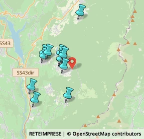 Mappa Via Credai, 38010 Sfruz TN, Italia (3.07333)