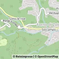 Karte Forno di Zoldo