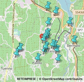 Mappa Rallo, 38010 Tassullo TN, Italia (0.817)