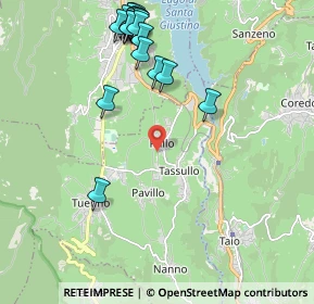 Mappa Rallo, 38010 Tassullo TN, Italia (2.4265)