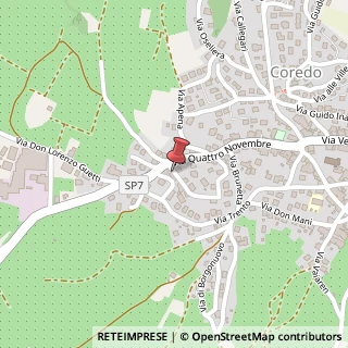 Mappa Via 4 Novembre, 75, 38010 Coredo, Trento (Trentino-Alto Adige)