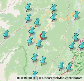 Mappa Via Roma, 38010 Coredo TN, Italia (9.6955)