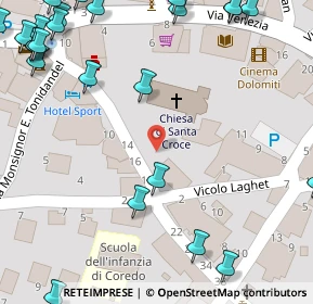 Mappa Via Roma, 38010 Coredo TN, Italia (0.09259)