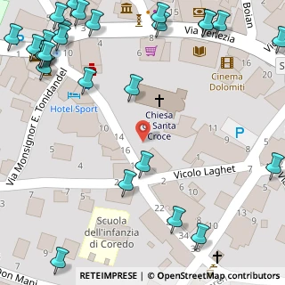 Mappa Via Roma, 38010 Coredo TN, Italia (0.09259)