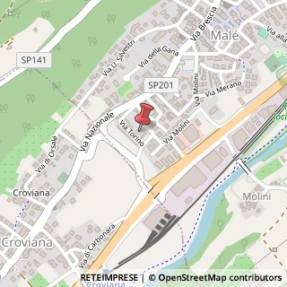 Mappa Zona Commerciale, 2, 38027 Malè, Trento (Trentino-Alto Adige)