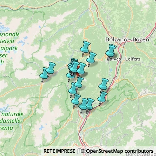 Mappa Via Don Lorenzo Guetti, 38012 Predaia TN, Italia (9.213)