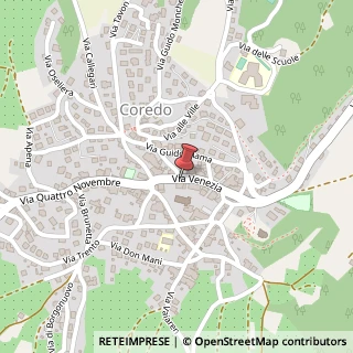 Mappa Via Marta,  1, 38010 Coredo, Trento (Trentino-Alto Adige)