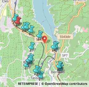 Mappa SS43, 38010 Tassullo TN, Italia (1.124)