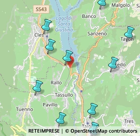Mappa SS43, 38010 Tassullo TN, Italia (2.83417)