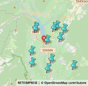 Mappa SS43, 38010 Tassullo TN, Italia (3.38167)