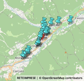 Mappa Via Molini, 38027 Malè TN, Italia (1.262)