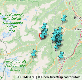 Mappa Via Molini, 38027 Malè TN, Italia (9.968)