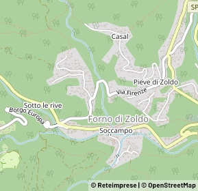 Mappa 32012 Forno di Zoldo BL, Italia (0.34231)