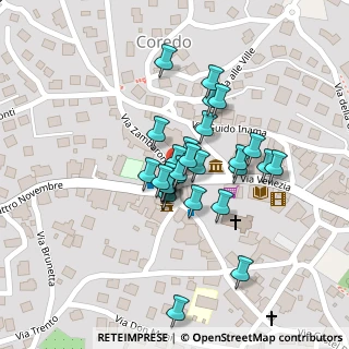 Mappa Piazza Cigni, 38010 Coredo TN, Italia (0.06429)