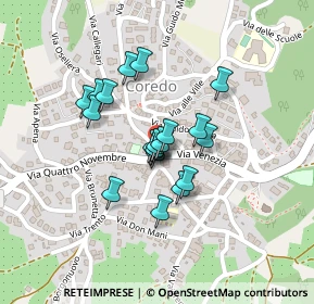 Mappa Piazza Cigni, 38010 Coredo TN, Italia (0.1455)