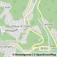 Mapa Val di Zoldo