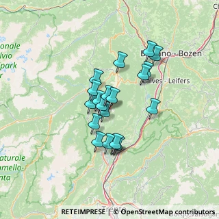 Mappa Via Ottone Brentari, 38012 Smarano TN, Italia (10.1365)