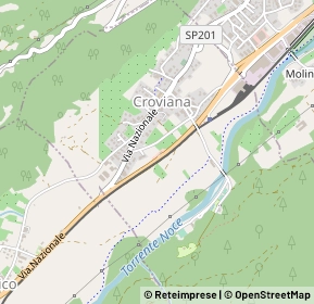 Mappa 38027 Croviana TN, Italia (0.224)