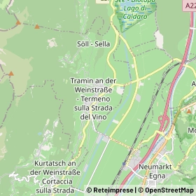 Mappa Termeno sulla Strada del Vino