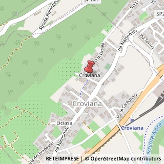 Mappa Via penege 37, 38027 Croviana, Trento (Trentino-Alto Adige)