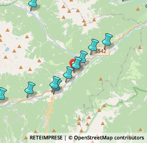 Mappa Via delle Scuole, 38027 Croviana TN, Italia (4.59583)