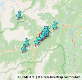 Mappa Via delle Scuole, 38027 Croviana TN, Italia (4.01364)