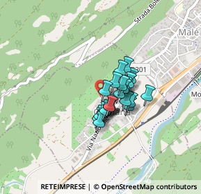 Mappa Via delle Scuole, 38027 Croviana TN, Italia (0.2375)