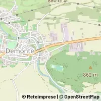 Hartă Demonte