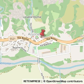 Mappa Via Foss?, 1, 12010 Aisone, Cuneo (Piemonte)