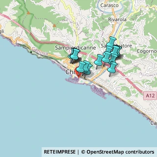 Mappa Via Porto Turistico Box, 16043 Chiavari GE, Italia (1.33278)