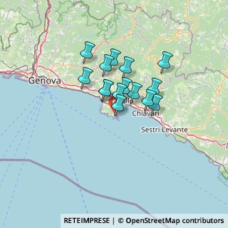 Mappa Via Costamezzana, 16038 Portofino GE, Italia (9.48467)