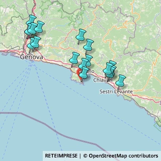 Mappa Via Costamezzana, 16038 Portofino GE, Italia (16.62778)