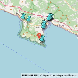 Mappa Via Costamezzana, 16038 Portofino GE, Italia (3.47929)