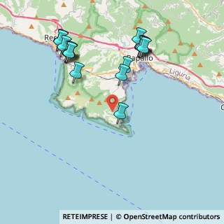 Mappa Via Costamezzana, 16038 Portofino GE, Italia (4.57118)